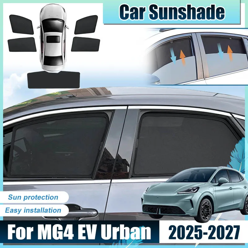 For MG4 EV Urban Accessories AH4EM 2025 2026 2027 Car Window Sun Shade Covers Mesh light Shield Net Blocker UV Protector Parasol
For MG4 EV Urban Accessories AH4EM 2025 2026 2027 Car Window Sun Shade Covers Mesh light Shield Net Blocker UV Protector Parasol