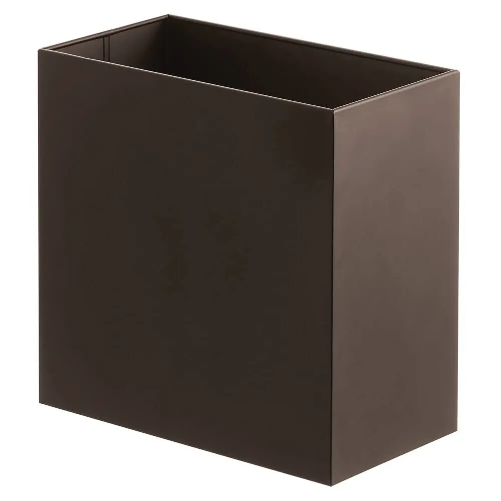 Small Steel Rectangular 2.4 Gallon/9.1 Liter Trash Can, Waste Basket for Bathroom, Bedroom, Home Office - Holds Garbage, Rec
Small Steel Rectangular 2.4 Gallon/9.1 Liter Trash Can, Waste Basket for Bathroom, Bedroom, Home Office - Holds Garbage, Rec