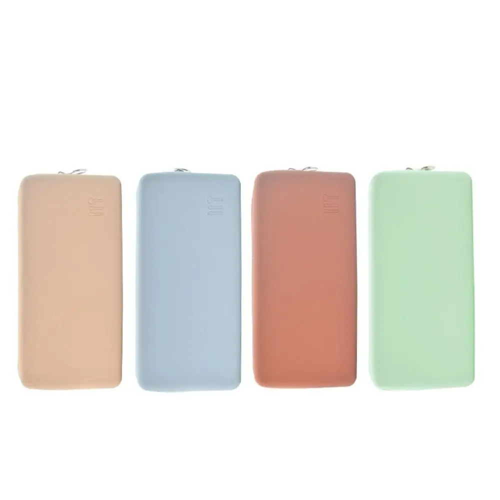 Solid Color Silicone Cosmetic Bag Rectangle Portable Toiletries Purse Waterproof with Zip Makeup Brush Case for Travel
Solid Color Silicone Cosmetic Bag Rectangle Portable Toiletries Purse Waterproof with Zip Makeup Brush Case for Travel