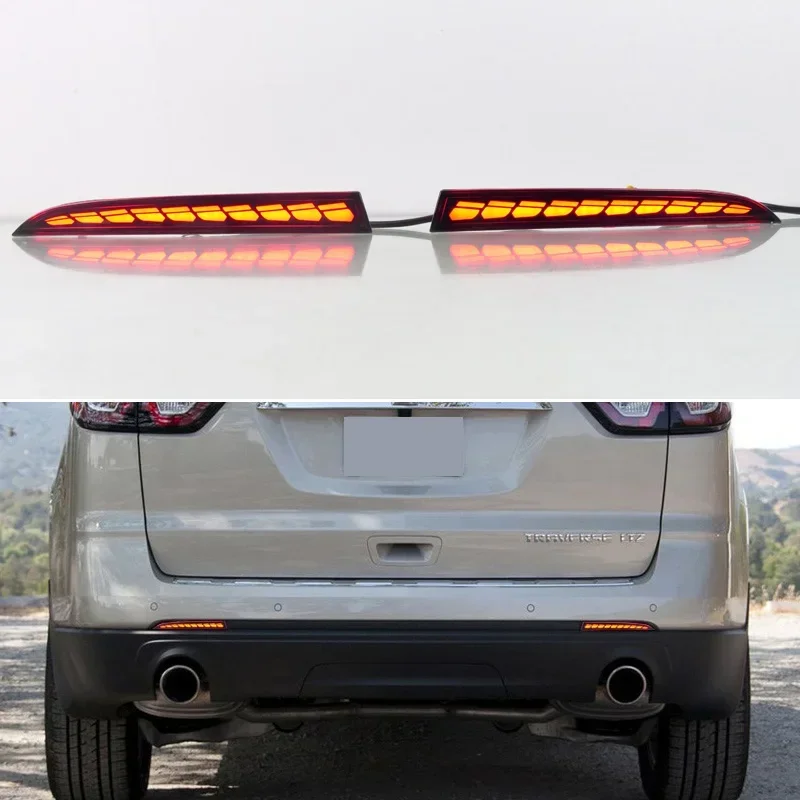 Светодиодный фонарь заднего бампера для Chevrolet Traverse 2013-2017, функция 3-в-1, задний ходовой фонарь + отражатель указателя поворота + тормоз
Светодиодный фонарь заднего бампера для Chevrolet Traverse 2013-2017, функция 3-в-1, задний ходовой фонарь + отражатель указателя поворота + тормоз