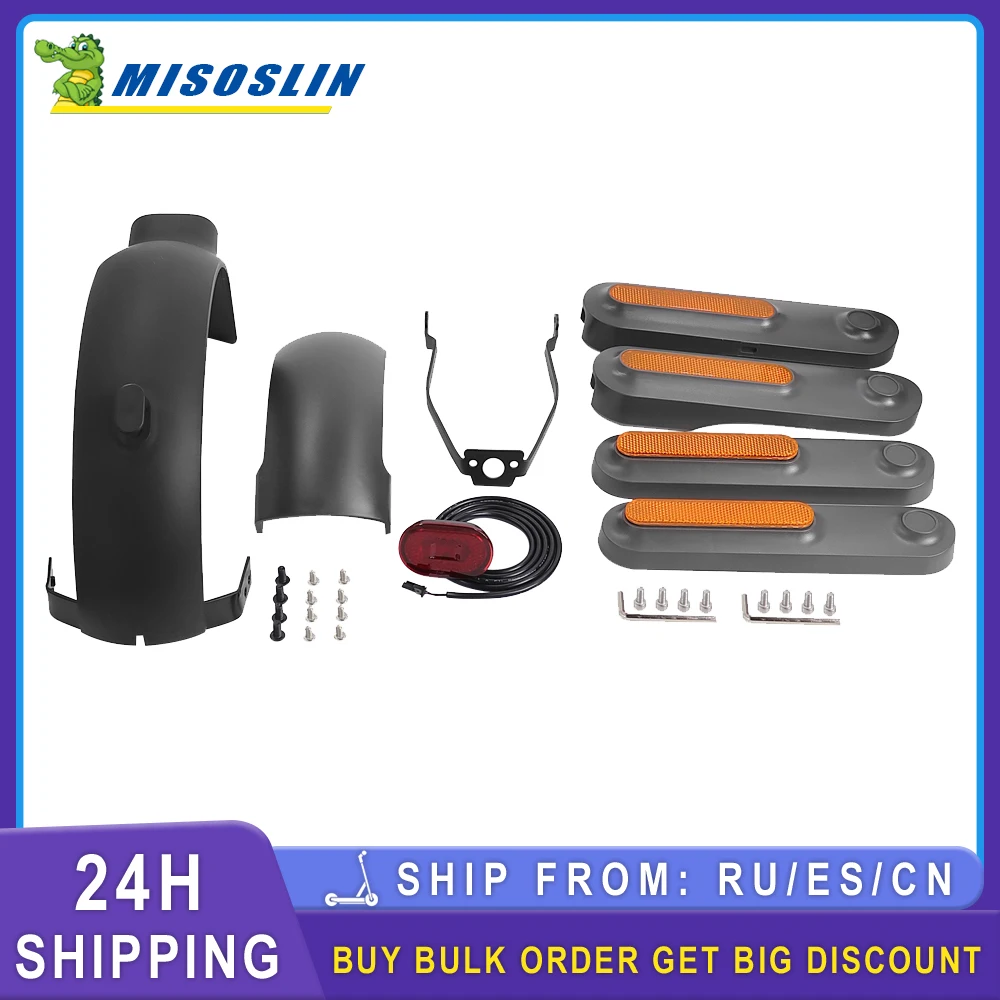 Front Fender Mudguard Support Bracket for Xiaomi Electric Scooter 4 Ultra Taillight with Reflective Strips Side Shell Set
Front Fender Mudguard Support Bracket for Xiaomi Electric Scooter 4 Ultra Taillight with Reflective Strips Side Shell Set