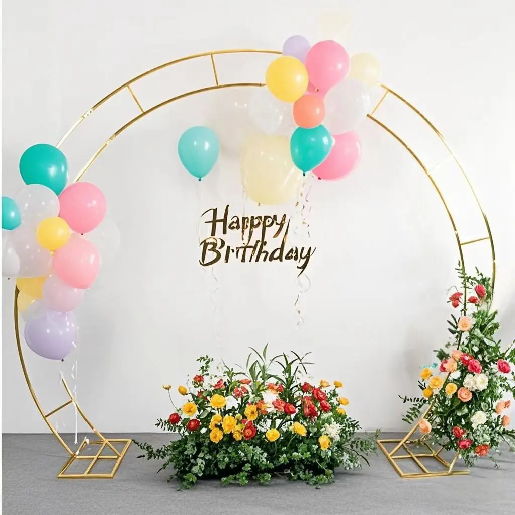 2025 New Round Wedding Party Arch - Balloon Flower Decor for Family Gatherings & Outdoor Background Decoration
2025 New Round Wedding Party Arch - Balloon Flower Decor for Family Gatherings & Outdoor Background Decoration