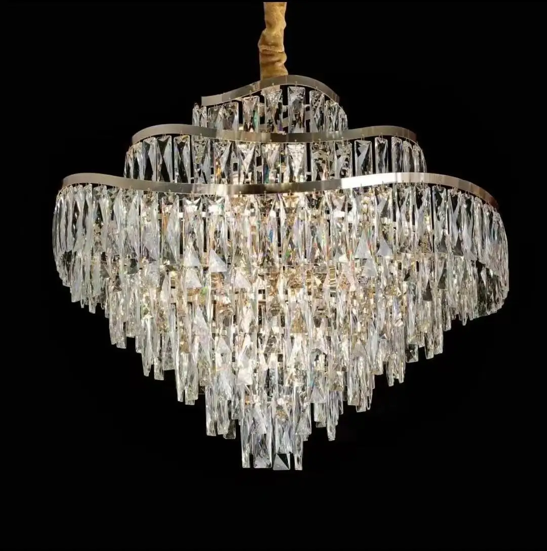 Creative fashion light luxury crystal living room chandelier, dining room bedroom crystal lamp
Creative fashion light luxury crystal living room chandelier, dining room bedroom crystal lamp