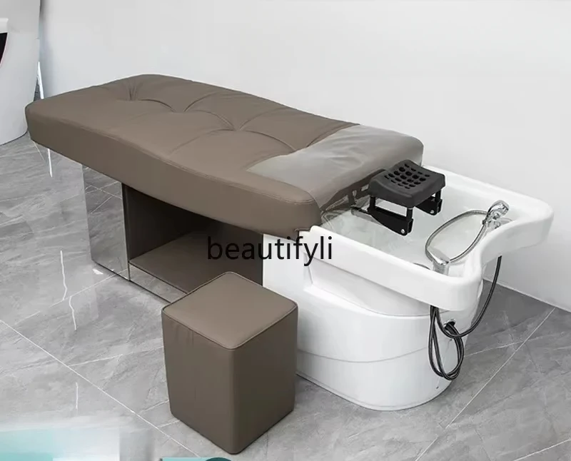 Lying Completely Hair Salon Shampoo Chair Barber Shop Ceramic Basin Flushing Bed
Lying Completely Hair Salon Shampoo Chair Barber Shop Ceramic Basin Flushing Bed