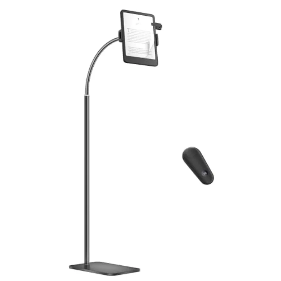 Kindle Stand Floor with Remote Page Turner for Reading in Bed Tablet Stand Holder with Adjustable Gooseneck Compatible with Kin
Kindle Stand Floor with Remote Page Turner for Reading in Bed Tablet Stand Holder with Adjustable Gooseneck Compatible with Kin