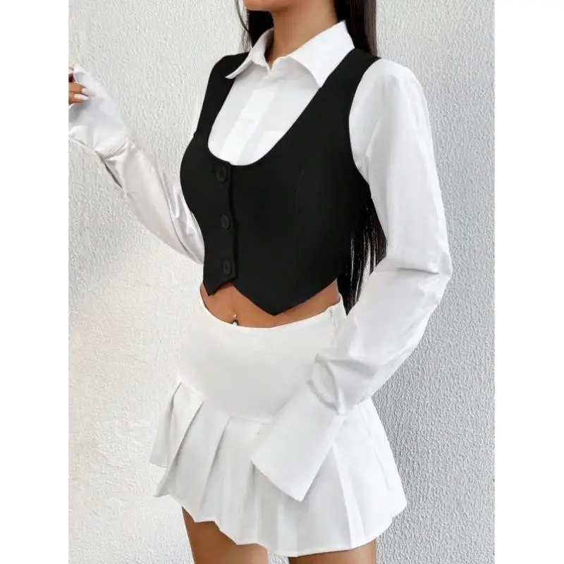 New S 23355 Button Front ort Vest Suit Cross Border Spring Men's Casual Sportswear Seven Sve Long Autumn
New S 23355 Button Front ort Vest Suit Cross Border Spring Men's Casual Sportswear Seven Sve Long Autumn