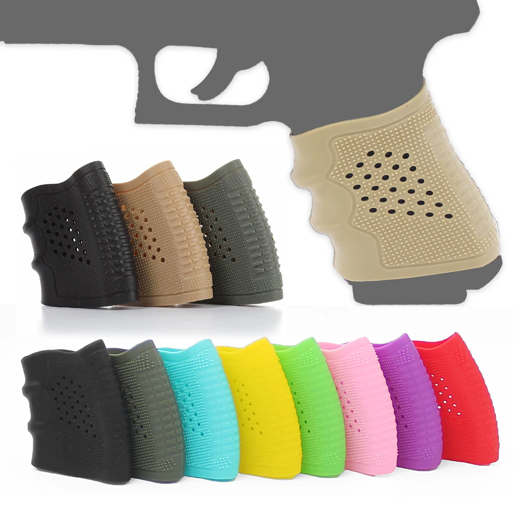2Pcs Tactical Pistol Holster Rubber Grip Glove Sleeve Handgun Anti-Slip Protect Sleeve Cover for Glock 17 19 23 Airsoft Hunting
2Pcs Tactical Pistol Holster Rubber Grip Glove Sleeve Handgun Anti-Slip Protect Sleeve Cover for Glock 17 19 23 Airsoft Hunting