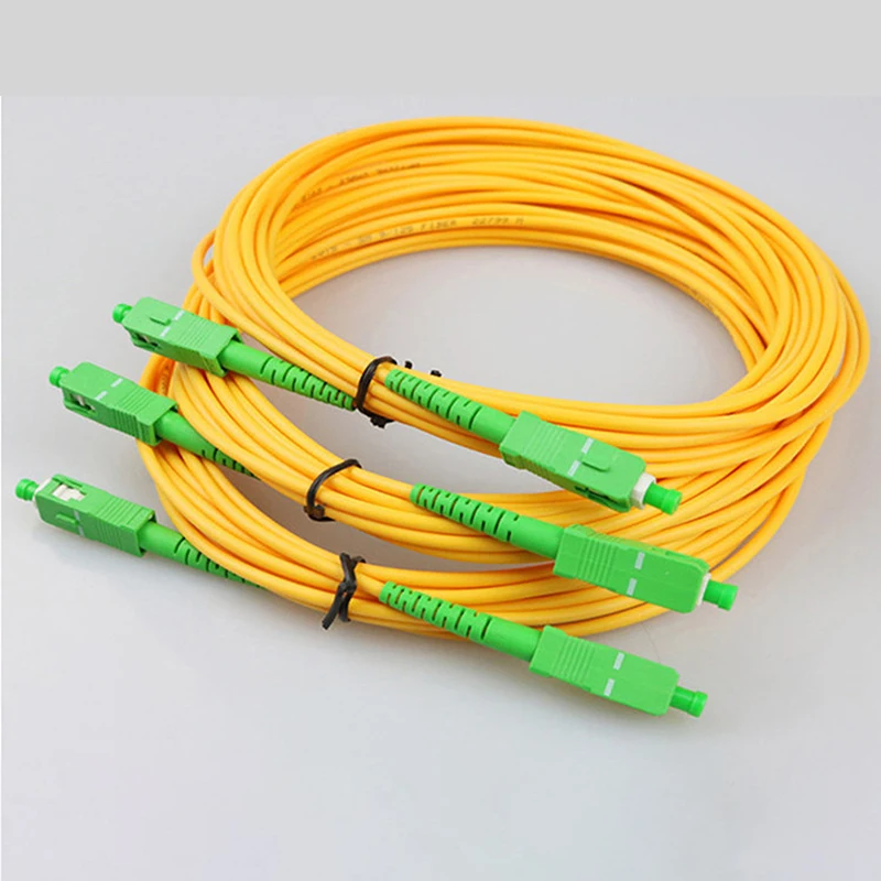SC /APC-SC/APC Fiber Optical Patch Cord Single Mode 9/125 G652D LSZH 1m2m3m Fiber Optic Jumper Cable
SC /APC-SC/APC Fiber Optical Patch Cord Single Mode 9/125 G652D LSZH 1m2m3m Fiber Optic Jumper Cable