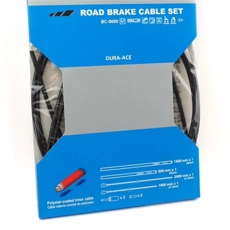 DURA-ACE Road Bicycle Polymer-coated Brake Cable Set Stainless Steel 1.6mm x 2000mm Bike Parts
DURA-ACE Road Bicycle Polymer-coated Brake Cable Set Stainless Steel 1.6mm x 2000mm Bike Parts