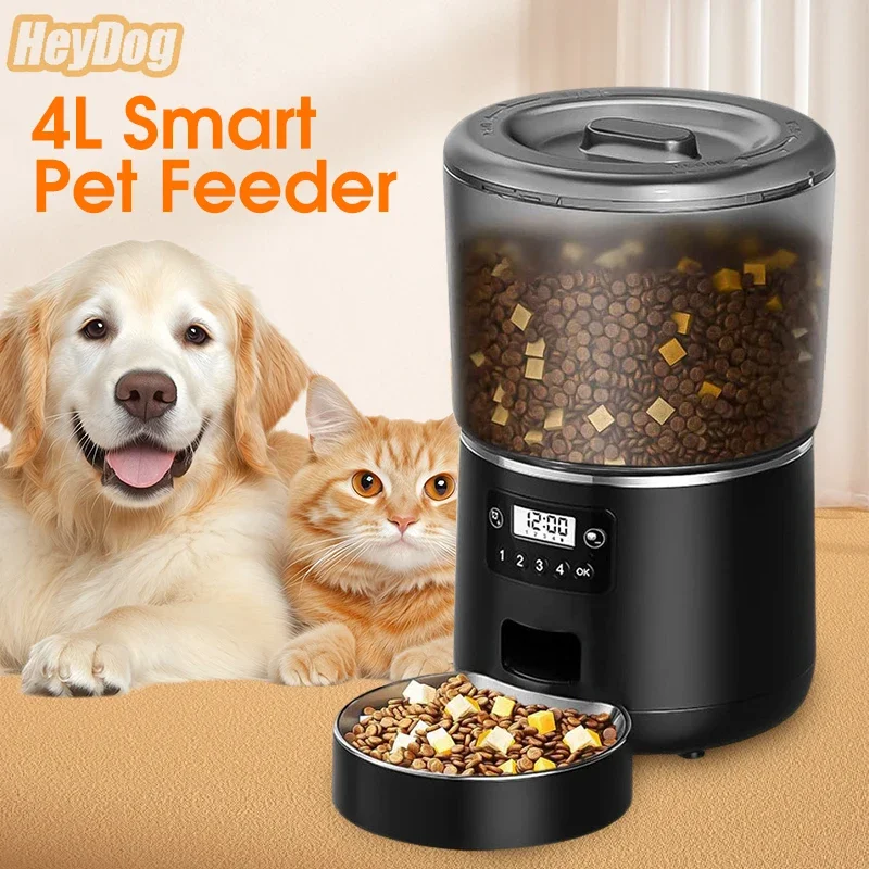 Pet Dog Automatic Feeder 4L Remote APP Timed Quantitative WIFI Intelligent Feeding Machine Cats & Dogs Universal Dog Accessories
Pet Dog Automatic Feeder 4L Remote APP Timed Quantitative WIFI Intelligent Feeding Machine Cats & Dogs Universal Dog Accessories