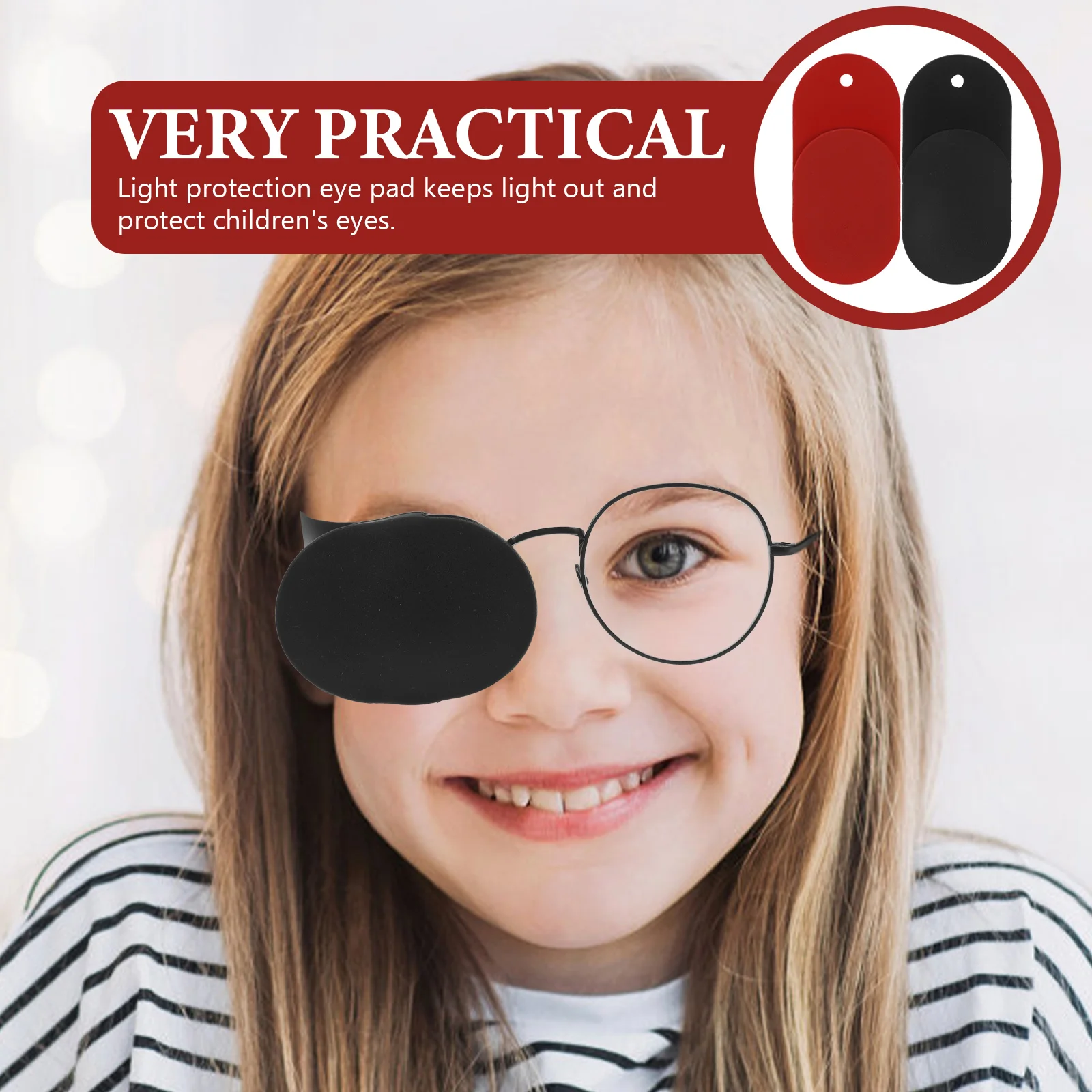 2 Pcs Silicone Eye Mask Lazy Patches Kids Glasses Children's Amblyopia Shading for Toddler Reusable Aldult
2 Pcs Silicone Eye Mask Lazy Patches Kids Glasses Children's Amblyopia Shading for Toddler Reusable Aldult