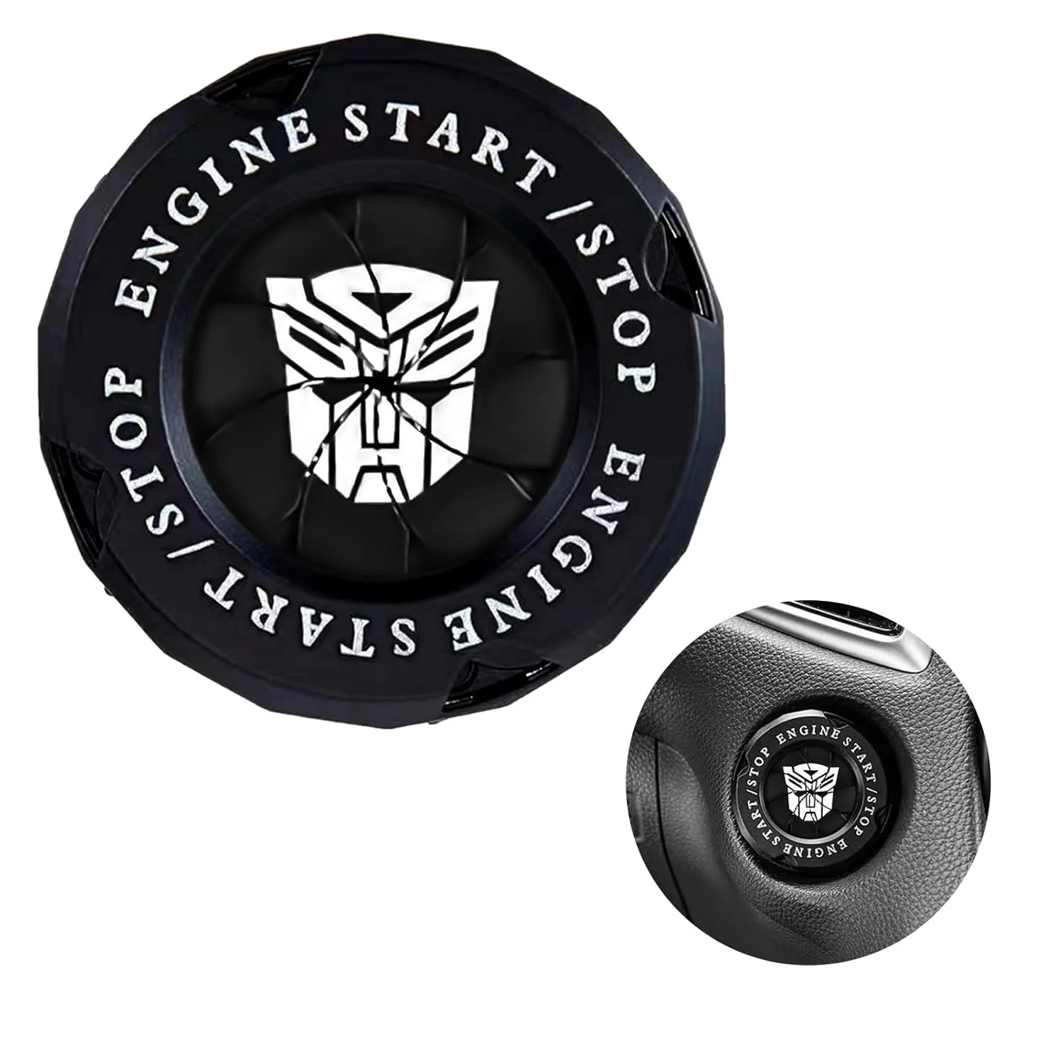 1pc Universal Car Engine Start Button Cover, Car Stickers Interior Decor, Car Motorcycle Ignition Key Switch Cover(Autobots)
1pc Universal Car Engine Start Button Cover, Car Stickers Interior Decor, Car Motorcycle Ignition Key Switch Cover(Autobots)