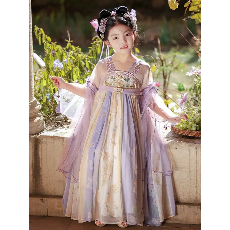 Hanfu girls Chinese style dress super fairy 2026 new girls Tang style antique skirt summer
Hanfu girls Chinese style dress super fairy 2026 new girls Tang style antique skirt summer