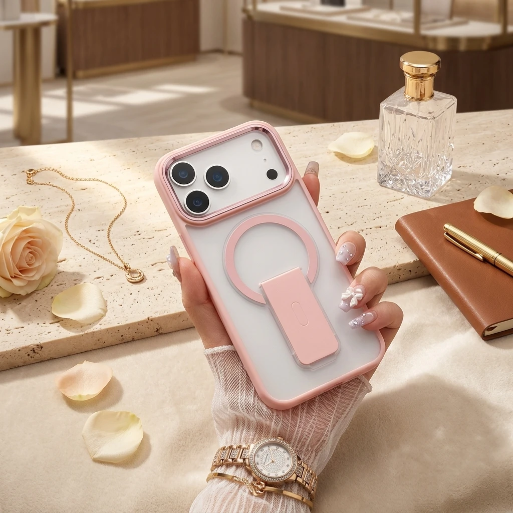 Foldable Kickstand Magnetic Case For iPhone 16 15 14 13 Pro Max Matte Translucent Pink Cover Plating Large Window Shockproof She
Foldable Kickstand Magnetic Case For iPhone 16 15 14 13 Pro Max Matte Translucent Pink Cover Plating Large Window Shockproof She