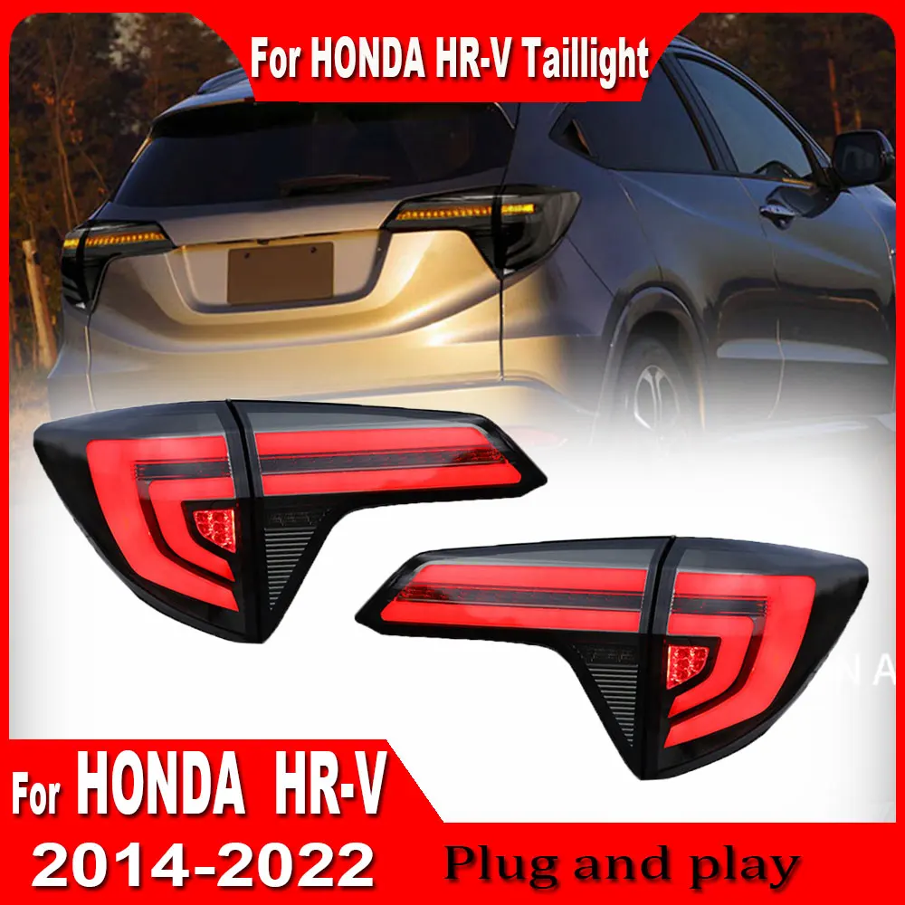 Car Tail Lights For Honda HR-V 2014 2015-2022 With Start Up Animation DRL LED Brake Sequential Turn Signal Rear Lamps Assembly
Car Tail Lights For Honda HR-V 2014 2015-2022 With Start Up Animation DRL LED Brake Sequential Turn Signal Rear Lamps Assembly