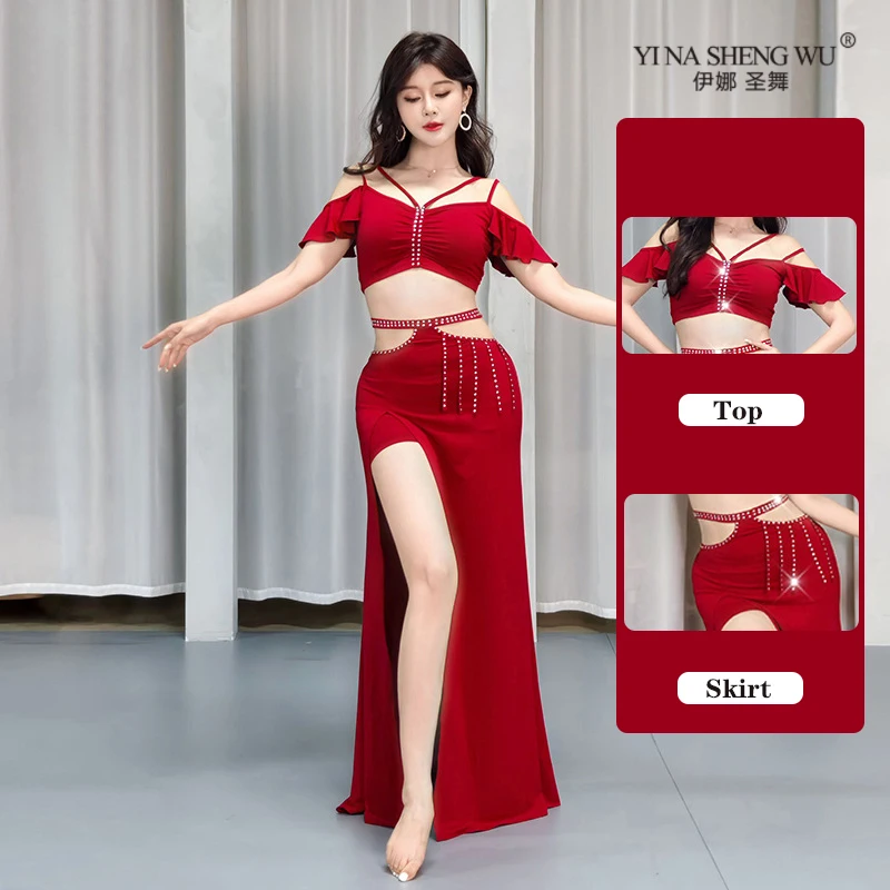 Belly Dance Professional Suit for Women 2 Ppc Set Top + Long Skirt Short Sleeves Girl's Belly Dancing Suit Practice Clothes
Belly Dance Professional Suit for Women 2 Ppc Set Top + Long Skirt Short Sleeves Girl's Belly Dancing Suit Practice Clothes