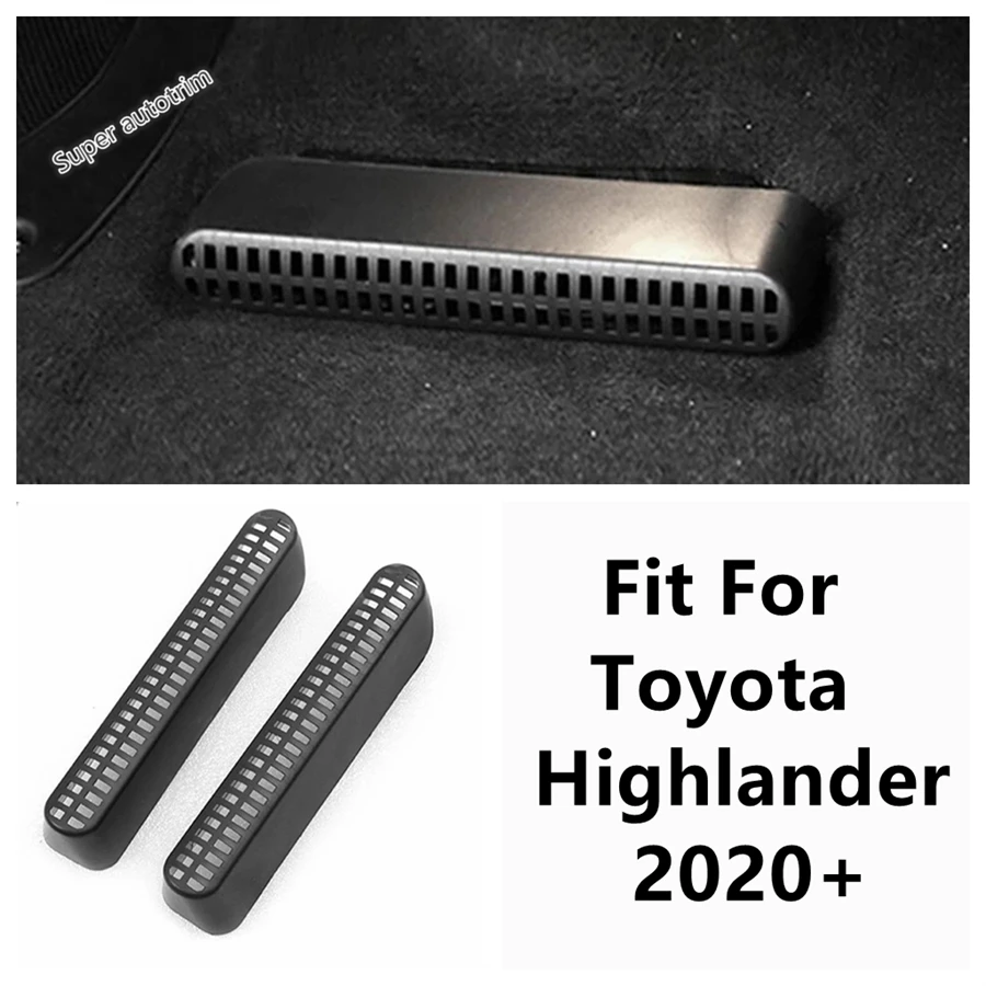 Car Auto Seat Under Floor Air AC Conditioning Vent Outlet Dust Cover Protection Accessories For Toyota Highlander 2020 - 2024
Car Auto Seat Under Floor Air AC Conditioning Vent Outlet Dust Cover Protection Accessories For Toyota Highlander 2020 - 2024