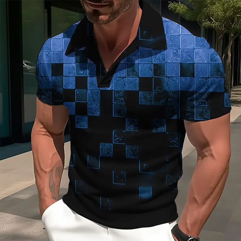 Fashion Plaid Pattern Men's Polos T-Shirts Summer Short Sleeve Street Hip Hop 3D Printed POLO Tee 6XL Large Size Casual Tops
Fashion Plaid Pattern Men's Polos T-Shirts Summer Short Sleeve Street Hip Hop 3D Printed POLO Tee 6XL Large Size Casual Tops