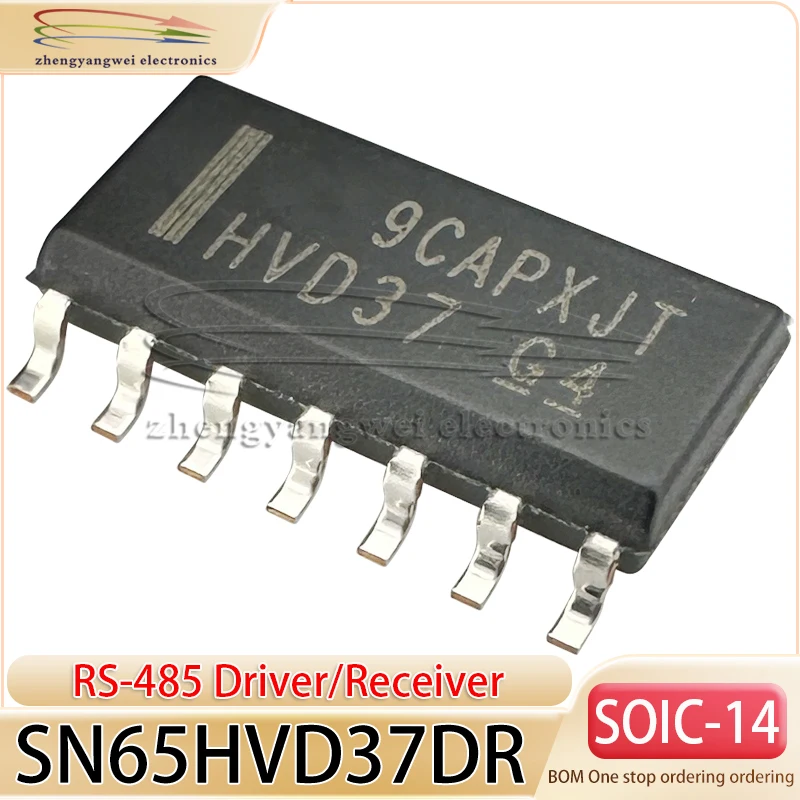 SN65HVD37DR 2PCS SN65HVD37D Canary HVD37 SOIC-14 Low-Power 3.3V-Supply Full-Duplex RS-485 Driver/Receiver
SN65HVD37DR 2PCS SN65HVD37D Canary HVD37 SOIC-14 Low-Power 3.3V-Supply Full-Duplex RS-485 Driver/Receiver