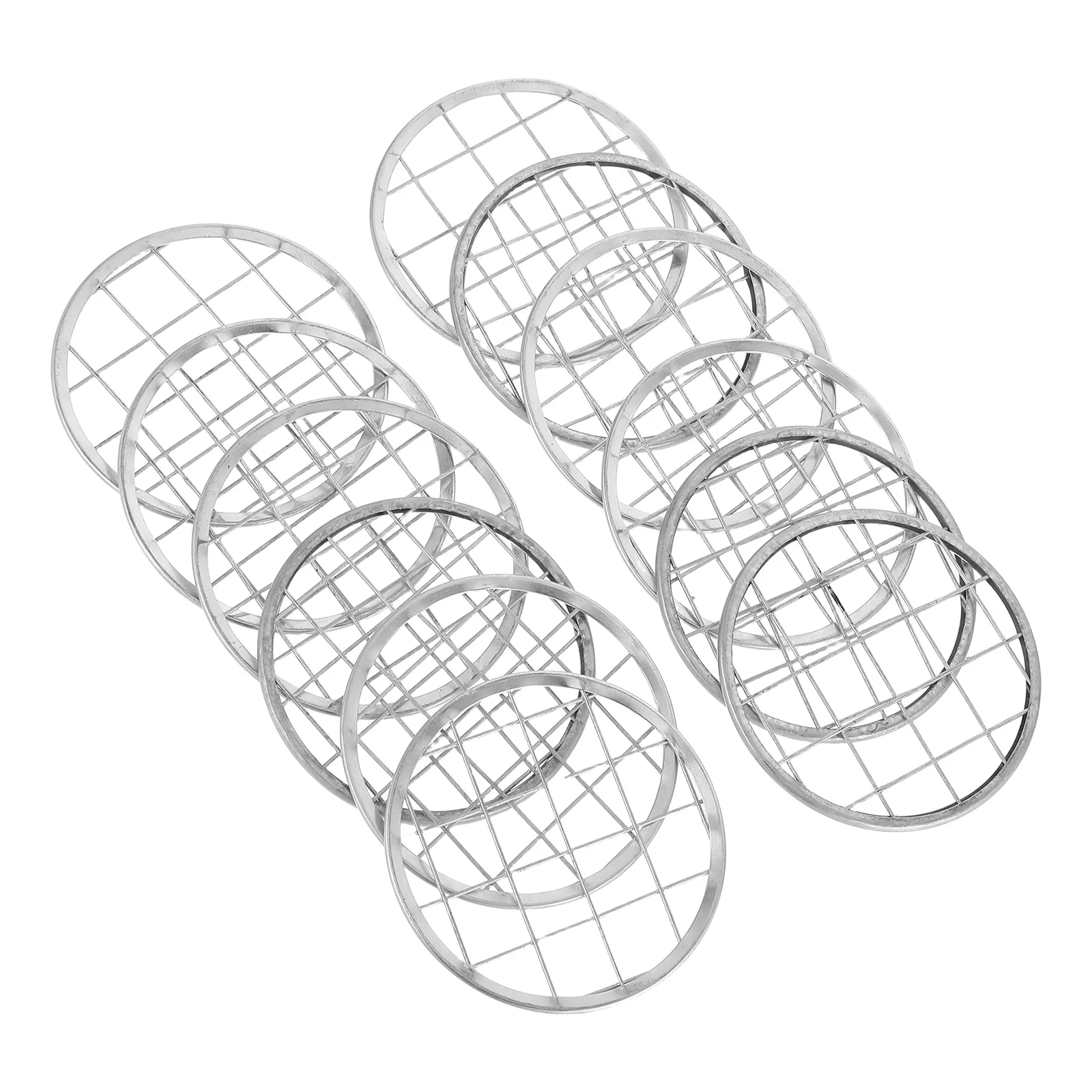 12pcs Flower Lid Insert Mason Jar Flower Insert Lid With Square Grids Metal For Wide Mouth Mason Jars Floral Grid For Office
12pcs Flower Lid Insert Mason Jar Flower Insert Lid With Square Grids Metal For Wide Mouth Mason Jars Floral Grid For Office