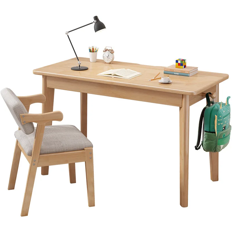 Nordic solid wood computer desk desk modern home bedroom simple writing study table oak desk 
Nordic solid wood computer desk desk modern home bedroom simple writing study table oak desk