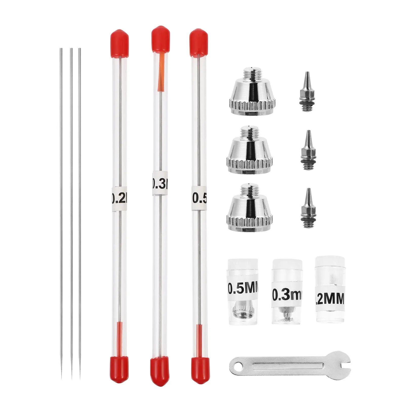 Airbrush Accessories Combination Nozzle Kits 2mm 0 3mm 0 5mm Stainless Steel Parts for Painting Supplies Durable Replacement
Airbrush Accessories Combination Nozzle Kits 2mm 0 3mm 0 5mm Stainless Steel Parts for Painting Supplies Durable Replacement