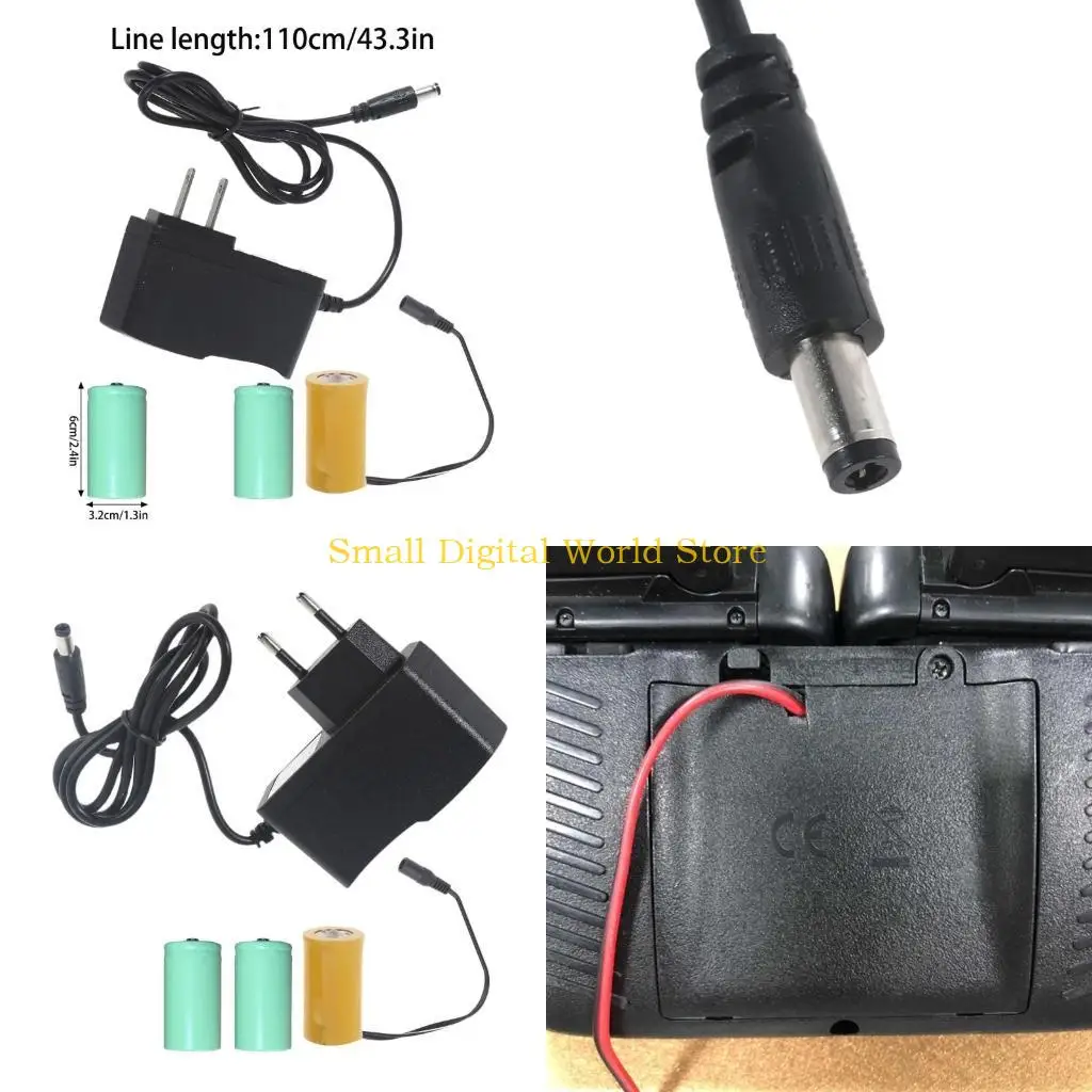 77UB AC100-240V Dummy Battery Eliminators Power Adapter Cable Replace 3x LR20 D Batteries for Torches/Digital Thermometers
77UB AC100-240V Dummy Battery Eliminators Power Adapter Cable Replace 3x LR20 D Batteries for Torches/Digital Thermometers