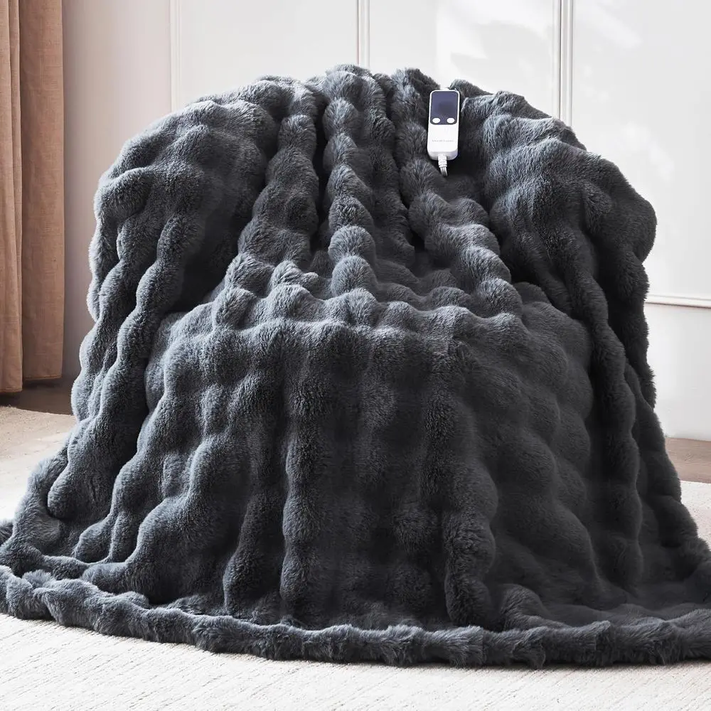 Twin Size 62x84 Electric Heated Blanket with 5 Temperature Settings, Auto-Off, Overheat Protection, and Machine Washable
Twin Size 62x84 Electric Heated Blanket with 5 Temperature Settings, Auto-Off, Overheat Protection, and Machine Washable