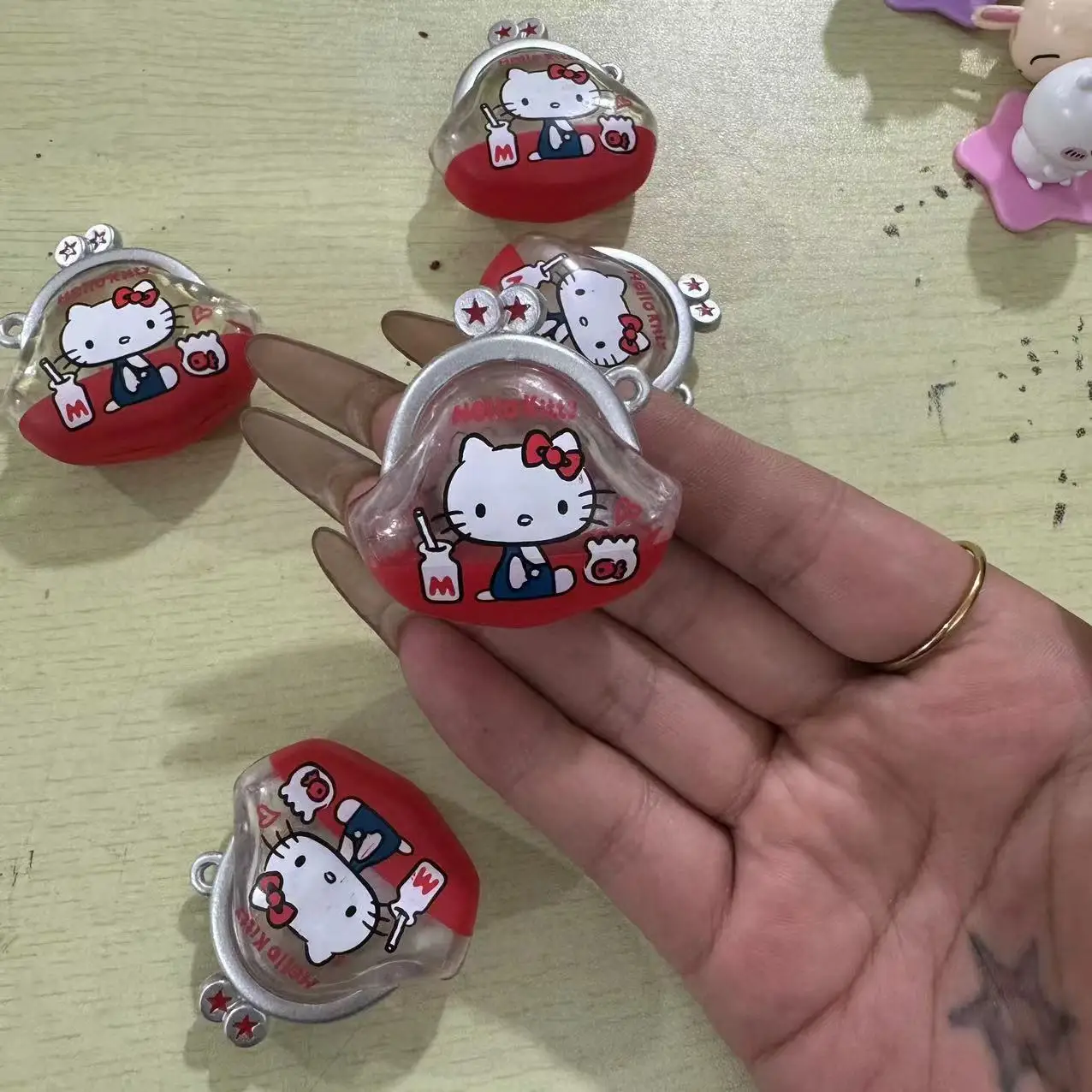 New Sanrion Cute Hello Kitty Cartoon Doll Pendant Adorable Ornaments Accessories Fashion Toys Children Small Birthday Gift
New Sanrion Cute Hello Kitty Cartoon Doll Pendant Adorable Ornaments Accessories Fashion Toys Children Small Birthday Gift