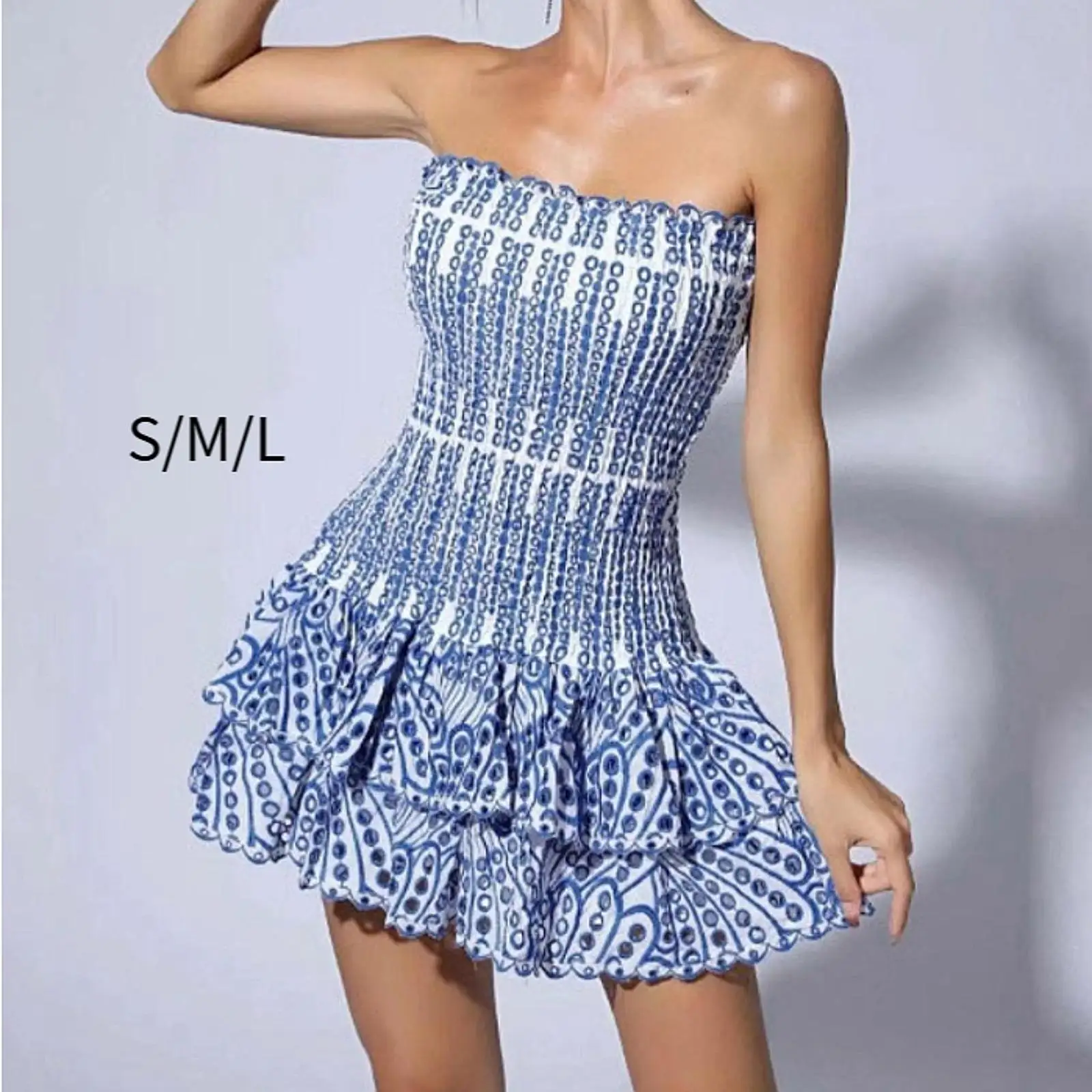 Summer Beach Dress Ruched Waist Ruffle Tiered Layer Mini Dress Party Short Dress
Summer Beach Dress Ruched Waist Ruffle Tiered Layer Mini Dress Party Short Dress