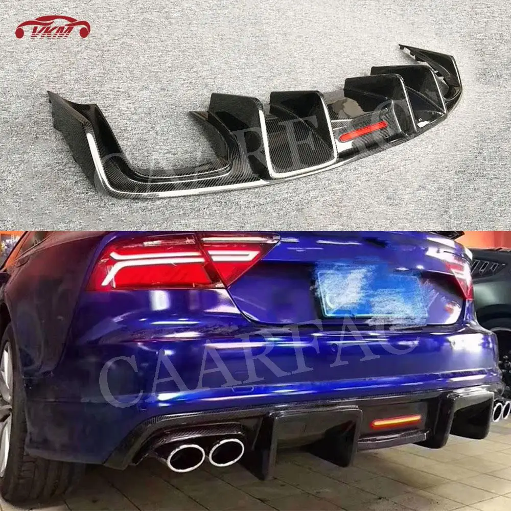 Carbon Fiber Car Accessorise Rear Bumper Lip Diffuser FRP Extension Covers For Audi S7 Sline Sport 2012-2015
Carbon Fiber Car Accessorise Rear Bumper Lip Diffuser FRP Extension Covers For Audi S7 Sline Sport 2012-2015
