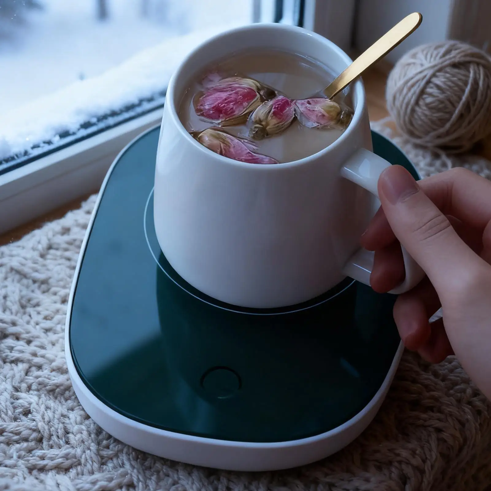 Подогреватель кофейной кружки, термостат, электрическая подставка, умная грелка для кофейной чашки для стола, для чая, напитков, дома, офиса, путешествий, общежития
Подогреватель кофейной кружки, термостат, электрическая подставка, умная грелка для кофейной чашки для стола, для чая, напитков, дома, офиса, путешествий, общежития