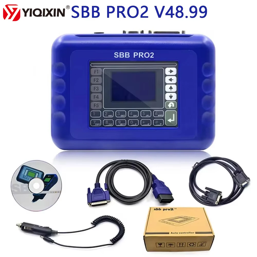 SBB PRO2 V48.99 Car Auto Key Programmer Immobilizer System Read Key Pin Code Remote Automotive Key Maker Transponder Scanner