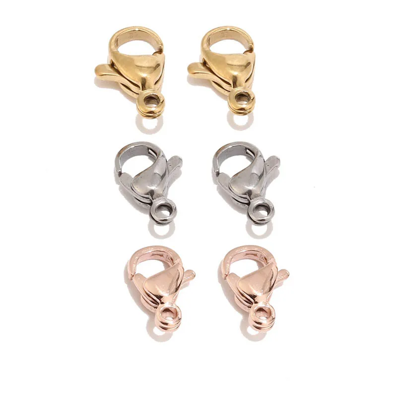 120pcs Stainless Steel Lobster Clasps Gold Clasp Hooks for DIY Necklace & Bracelet Chain Jewelry Finding
120pcs Stainless Steel Lobster Clasps Gold Clasp Hooks for DIY Necklace & Bracelet Chain Jewelry Finding