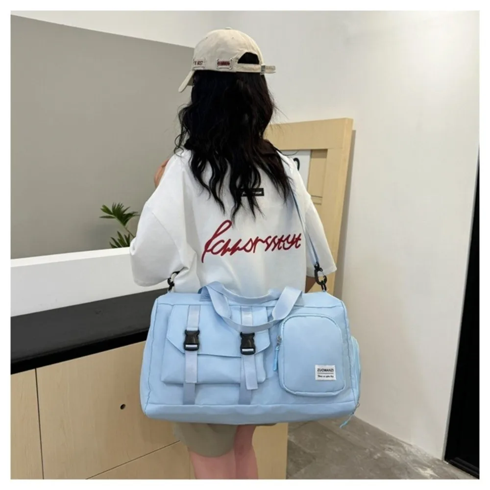 Trendy Large Capacity Gym Bag Lightweight Dry-wet Separation Travel Duffle Bag with Multiple Compartment Fitness Bag for Women
Trendy Large Capacity Gym Bag Lightweight Dry-wet Separation Travel Duffle Bag with Multiple Compartment Fitness Bag for Women