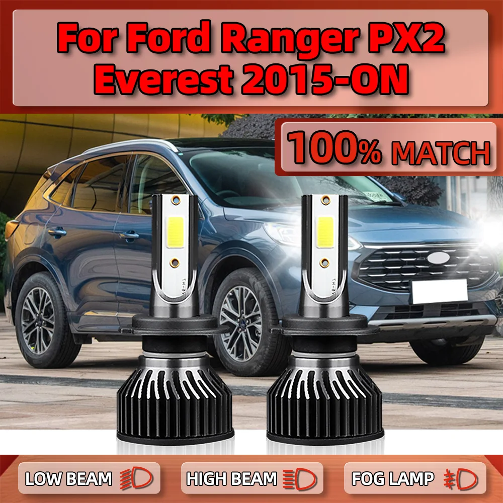 LED Headlight Bulbs High Beam 120W 20000LM Car Light 6000K For Ford Ranger PX2 Everest 2015-2017 2018 2019 2020 2021 2022 2023
LED Headlight Bulbs High Beam 120W 20000LM Car Light 6000K For Ford Ranger PX2 Everest 2015-2017 2018 2019 2020 2021 2022 2023