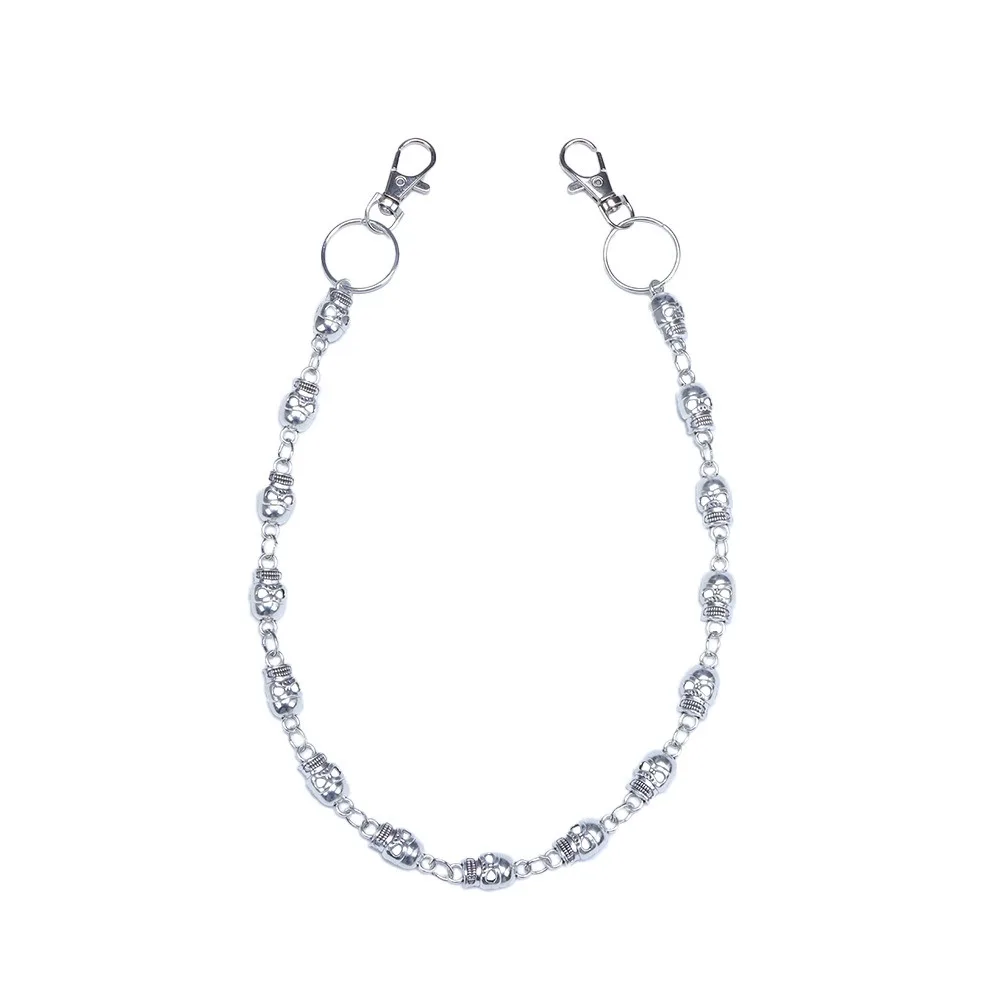 Fashion Versatile Gothic Waist Chain Alloy Silver Hip Hop Rock Jeans Keychain Punk Style Skull Pants Chain Unisex
Fashion Versatile Gothic Waist Chain Alloy Silver Hip Hop Rock Jeans Keychain Punk Style Skull Pants Chain Unisex