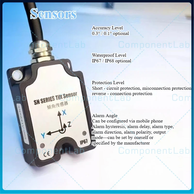 For VALUER SN Horizontal Tilt Angle Switch Relay Alarm Shock Resistant Waterproof with Bluetooth
For VALUER SN Horizontal Tilt Angle Switch Relay Alarm Shock Resistant Waterproof with Bluetooth