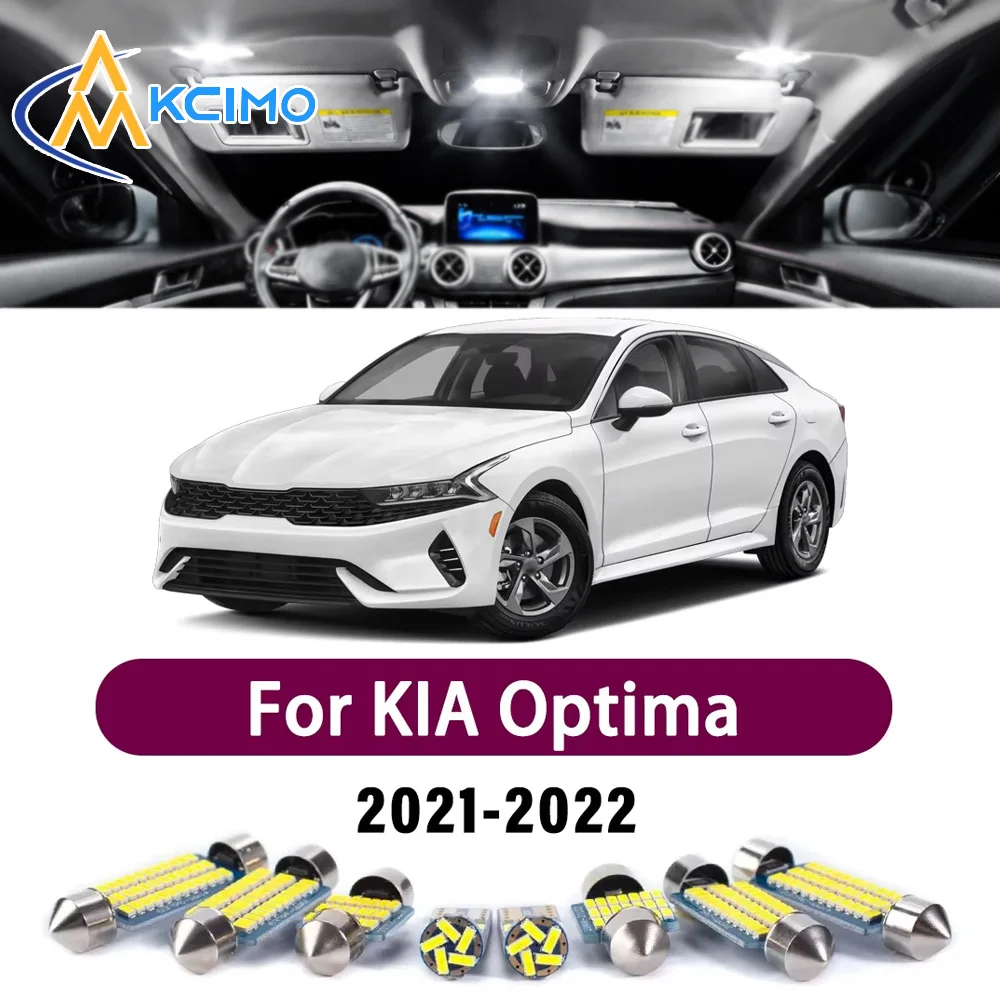 High Lumen CANBUS Error Free LED Interior Light Kit For KIA Optima 2021-2022 Map Door Trunk Reading Dome Lamp Bulbs Set
High Lumen CANBUS Error Free LED Interior Light Kit For KIA Optima 2021-2022 Map Door Trunk Reading Dome Lamp Bulbs Set