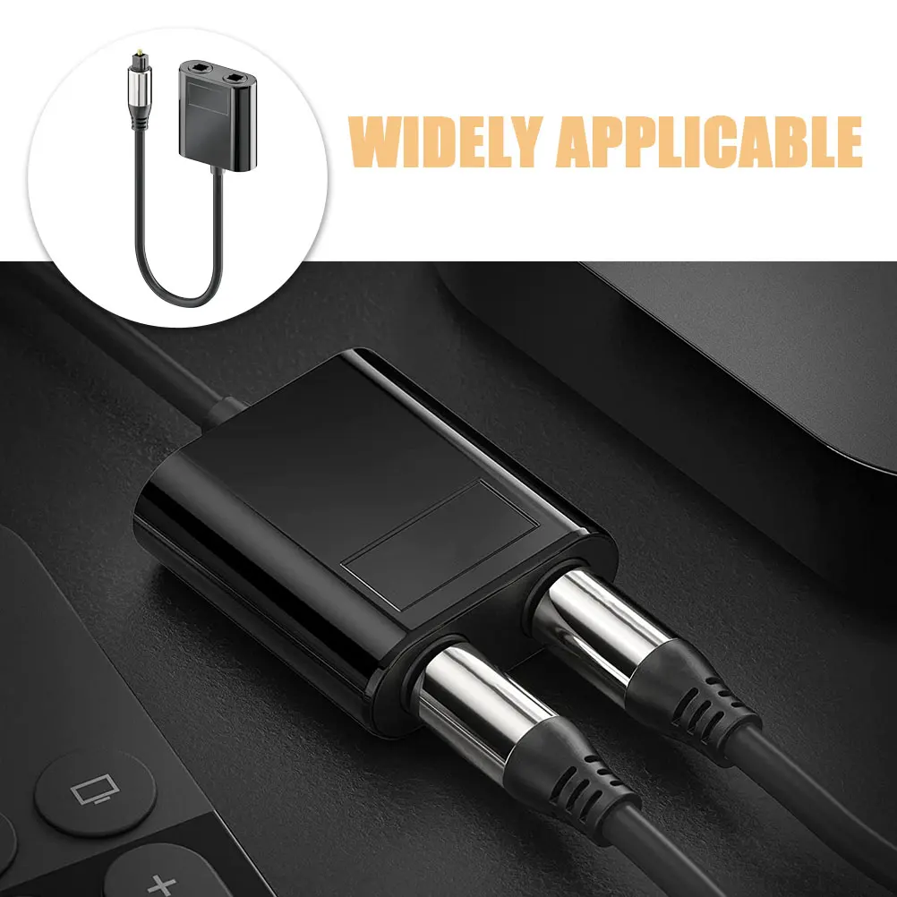 Optical Fiber Convenient Audio Splitter Splitter 1-in-2 Out Lightweight Cable Connector for Soundbar Audio Systems
Optical Fiber Convenient Audio Splitter Splitter 1-in-2 Out Lightweight Cable Connector for Soundbar Audio Systems