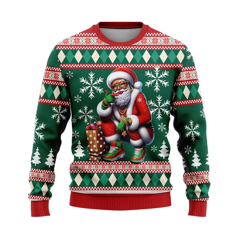 Hilarious Santa Claus Ugly Christmas Sweaters For Men Funny Animal Graphic Sweatshirts Xmas Holiday Unisex Pullovers Sweater Top
Hilarious Santa Claus Ugly Christmas Sweaters For Men Funny Animal Graphic Sweatshirts Xmas Holiday Unisex Pullovers Sweater Top