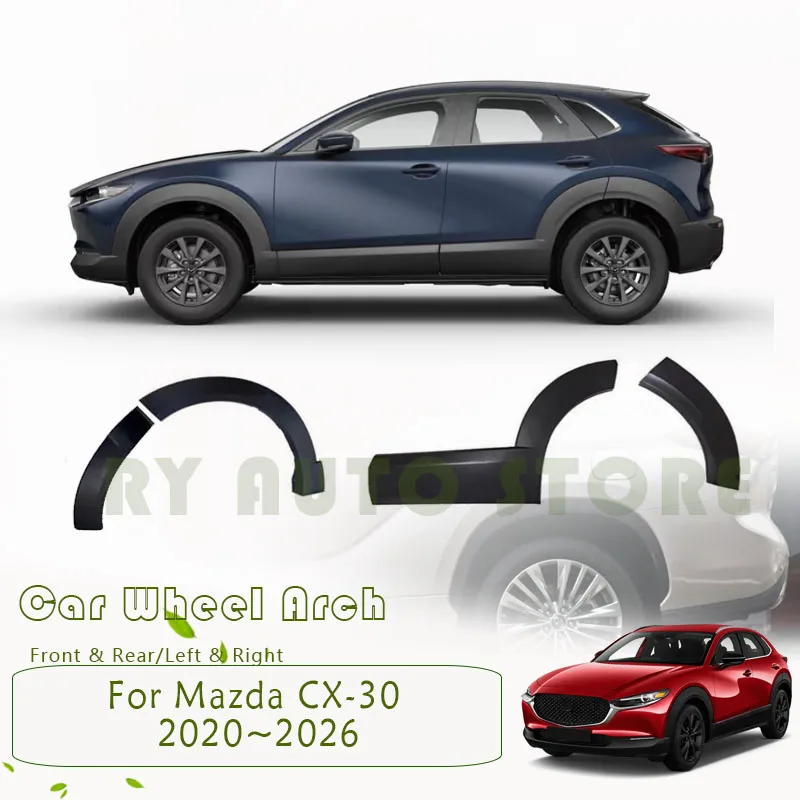 Car Wheel Opening Flares For Mazda CX-30 CX30 CX 30 DM 2020~2026 ABS Left Right Side Wheel Opening Molding Arch Auto Accessories
Car Wheel Opening Flares For Mazda CX-30 CX30 CX 30 DM 2020~2026 ABS Left Right Side Wheel Opening Molding Arch Auto Accessories
