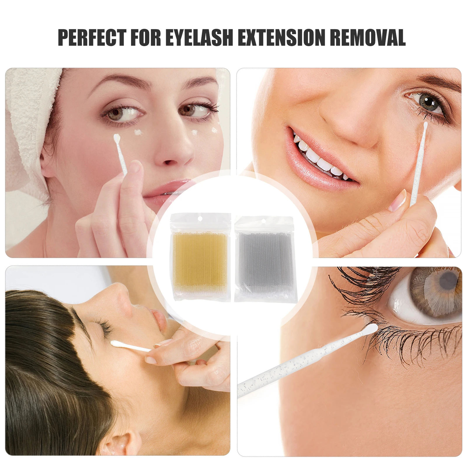 200pcs Cleaning Sticks Cotton Swabs Eyelash Strips Nail Art Yellow Silver Disposable Sanitary Beauty Tools Makeup Removal
200pcs Cleaning Sticks Cotton Swabs Eyelash Strips Nail Art Yellow Silver Disposable Sanitary Beauty Tools Makeup Removal