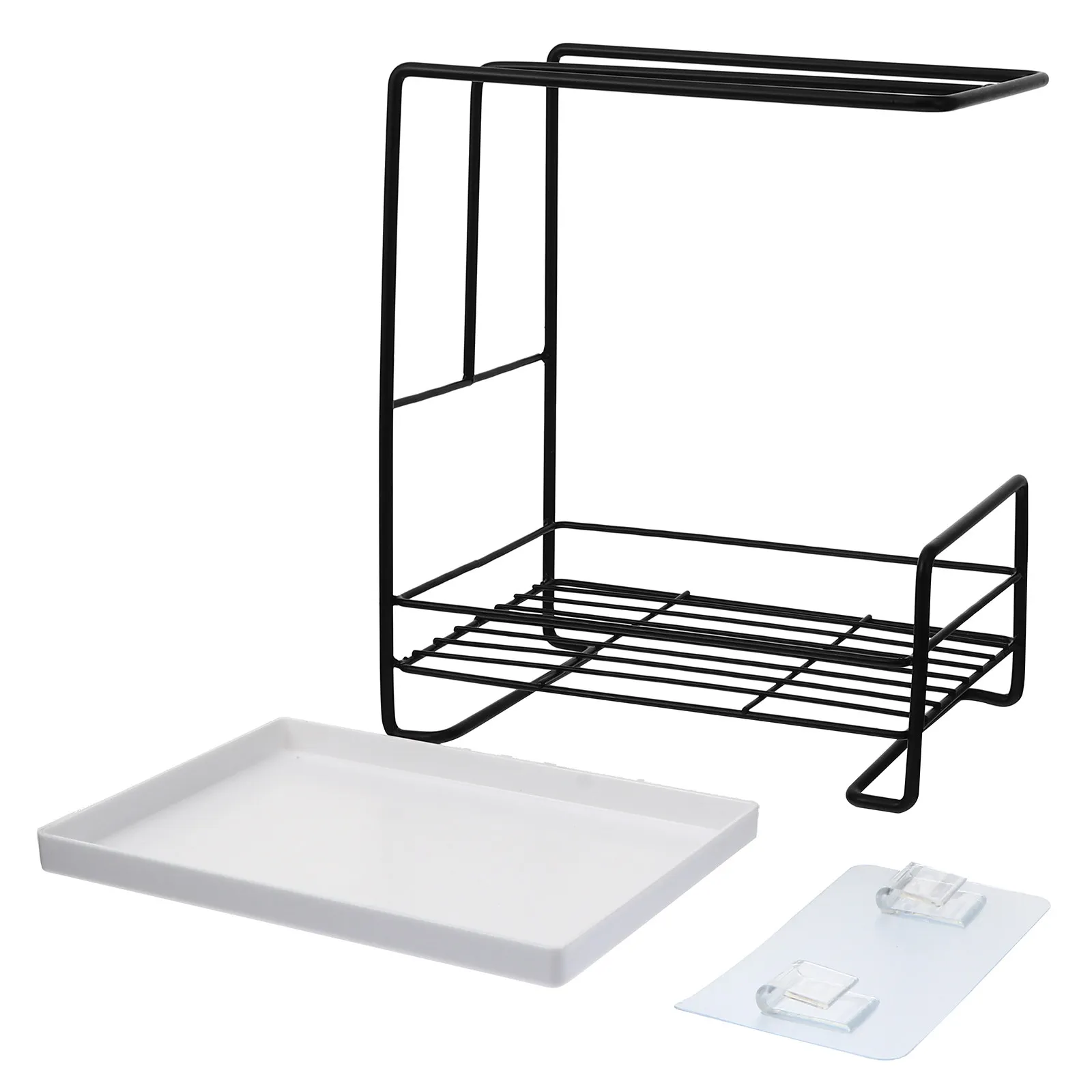 1Pcs Kitchen Sponge Storage Rack Premium Metal Draining Design Space-Saving Organizer for Sink Cloth Brush Towel Household
1Pcs Kitchen Sponge Storage Rack Premium Metal Draining Design Space-Saving Organizer for Sink Cloth Brush Towel Household