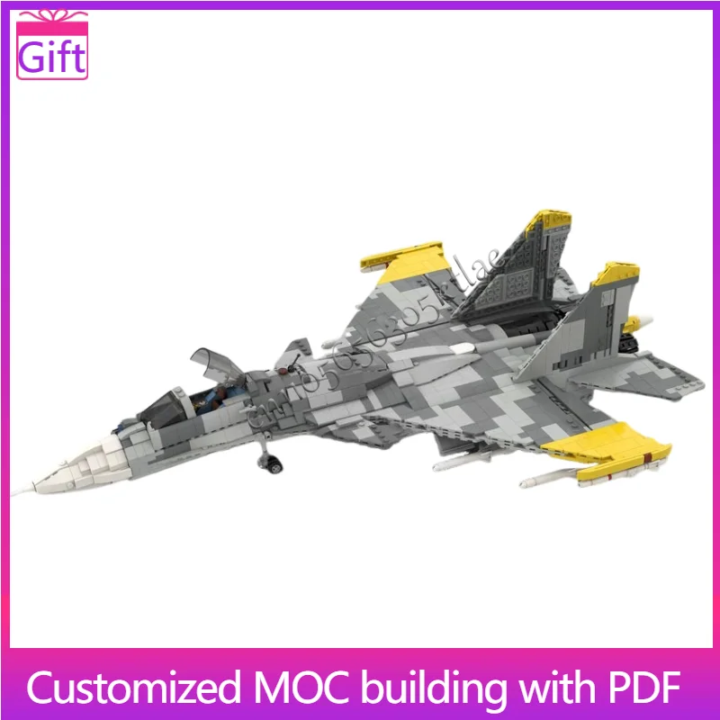 1957 PCS Camouflage Fighter Jet Model With Yellow Accents Modular DIY Building Blocks Kids Assembly Display Toys Festival Gift
1957 PCS Camouflage Fighter Jet Model With Yellow Accents Modular DIY Building Blocks Kids Assembly Display Toys Festival Gift
