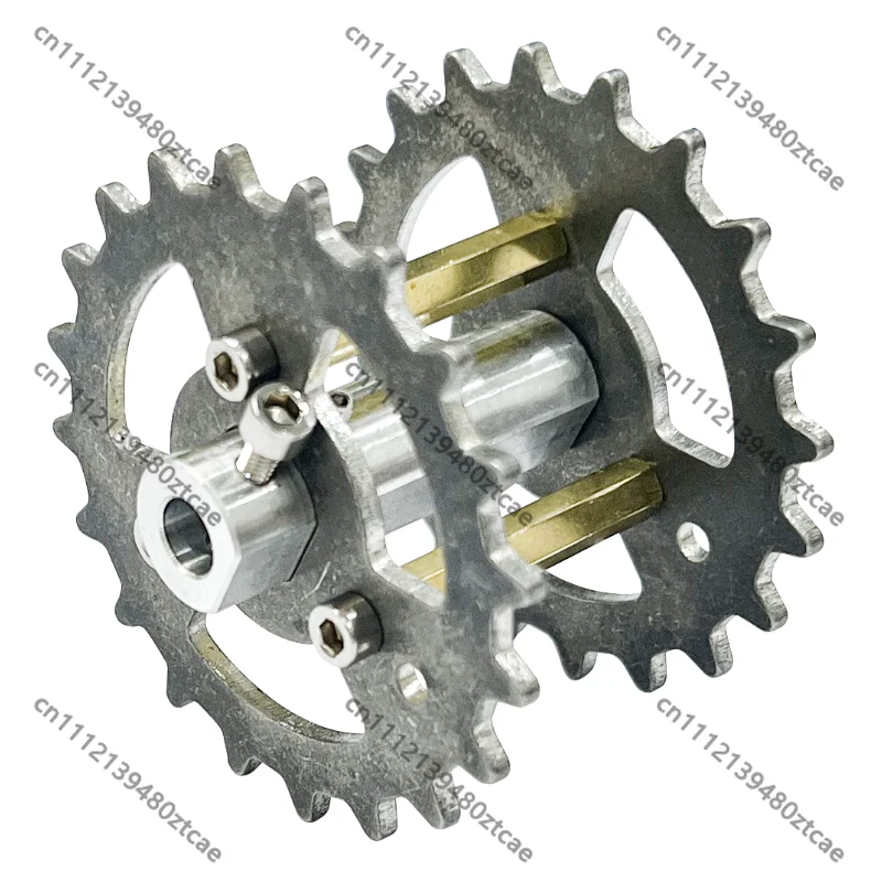 54mm Raw Stainless Steel Drive Wheel, Metal Track Wheel for Crawler Mobile Chassis Accessories
54mm Raw Stainless Steel Drive Wheel, Metal Track Wheel for Crawler Mobile Chassis Accessories