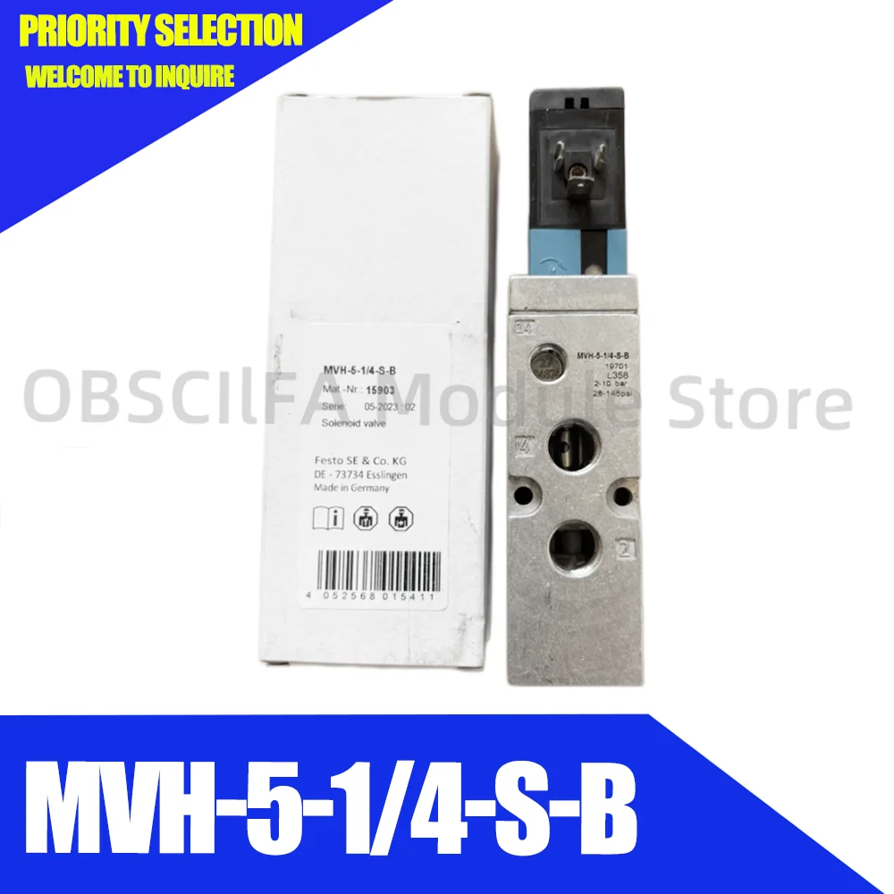 Новый электромагнитный клапан MVH-5-1/4-S-B MVH-5-3/8-B JMVH-5-1/8-B
Новый электромагнитный клапан MVH-5-1/4-S-B MVH-5-3/8-B JMVH-5-1/8-B