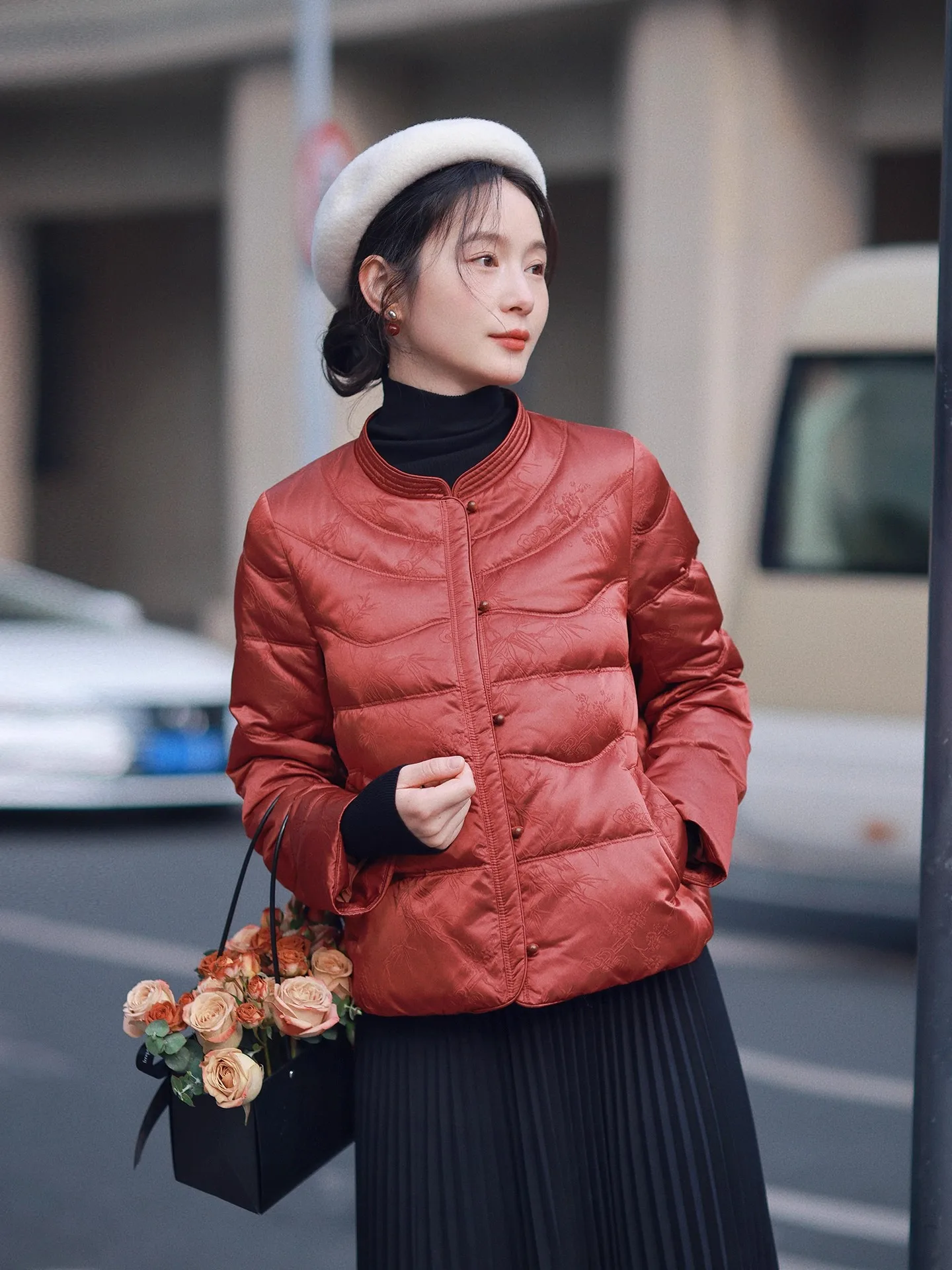 Red Du down Jaet Women's ort Sle 2025 Winter New Faion Outerwear Top Quali Polyester Warm Long Sve Regular Fit
Red Du down Jaet Women's ort Sle 2025 Winter New Faion Outerwear Top Quali Polyester Warm Long Sve Regular Fit