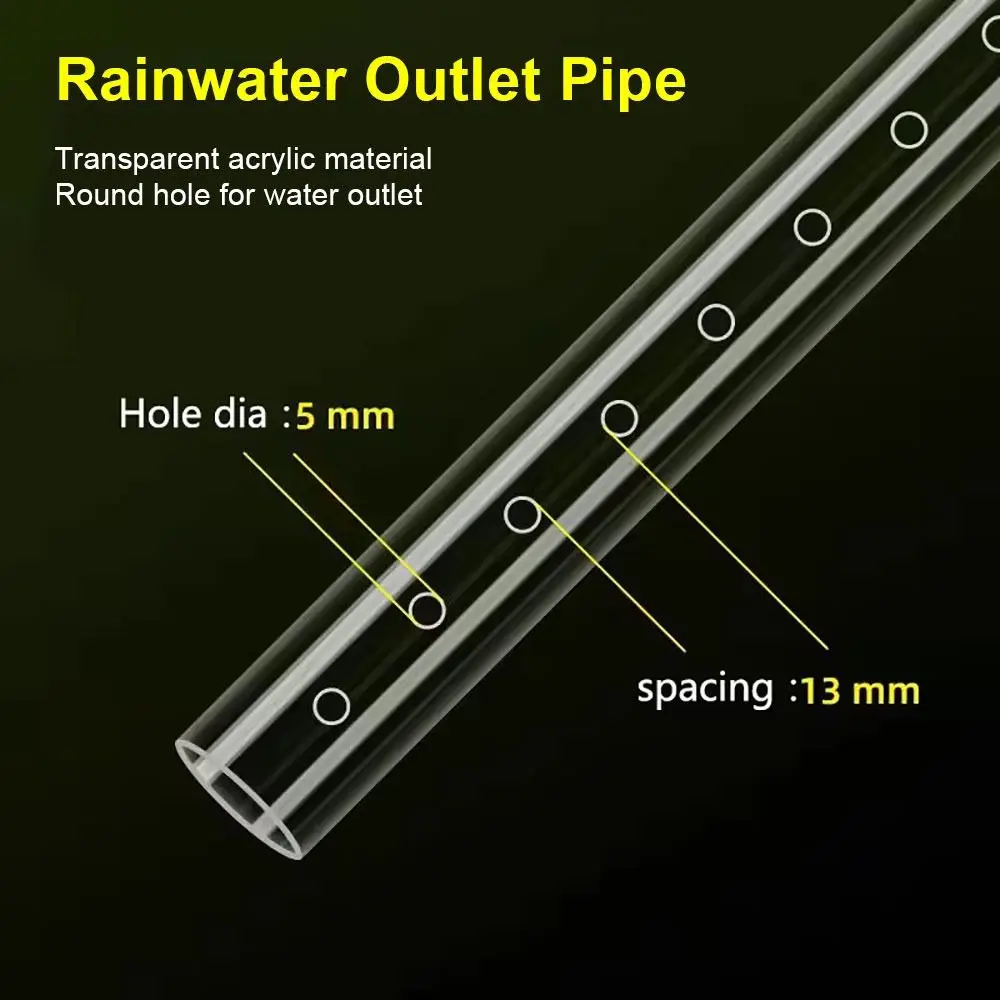 1Pcs Durable 50cm Fish Tank Rain Spray Bar Acrylic Transparent Outflow Pipe Aquarium Filter
1Pcs Durable 50cm Fish Tank Rain Spray Bar Acrylic Transparent Outflow Pipe Aquarium Filter