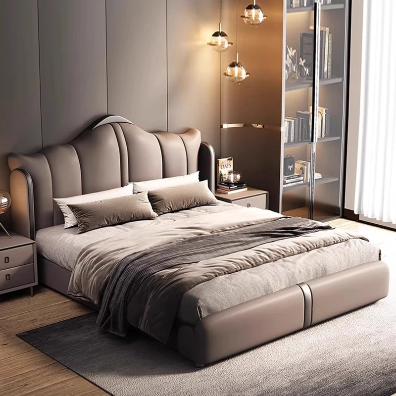 Modern Luxury Bed Double Queen Frame Floor European Sleeping Massage Bed Platform Leather Letto Matrimoniale Home Furniture
Modern Luxury Bed Double Queen Frame Floor European Sleeping Massage Bed Platform Leather Letto Matrimoniale Home Furniture